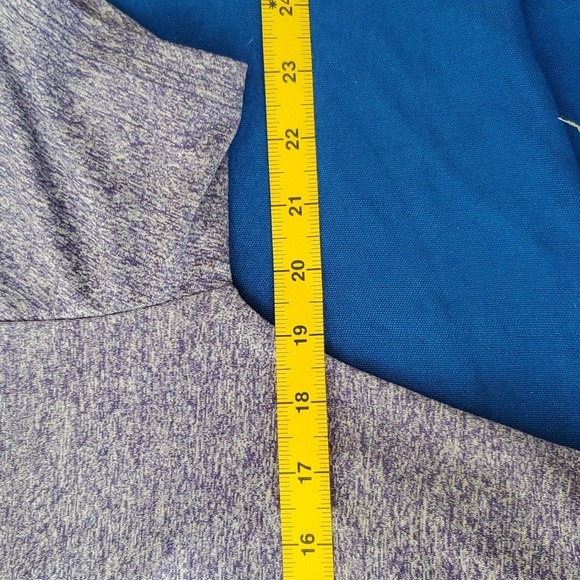 4/$30 **light blue and black heather pattern dress with cinch tie waist … - Picture 9 of 9